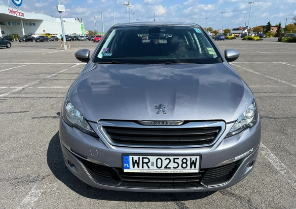 Peugeot 308 cena 42500 przebieg: 115000, rok produkcji 2017 z Radom małe 407